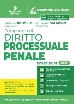 compendio di procedura penale 2026