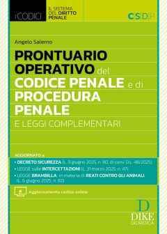 prontuario operativo del codice penale e di procedura penale. con aggiornamento codice online