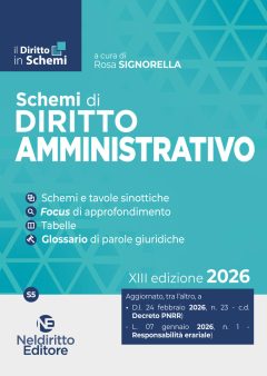 schemi di diritto amministrativo 2026
