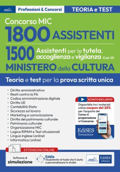 Concorso MIC. 1500 Assistenti alla tutel