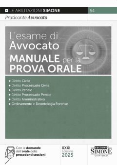 esame di avvocato. manuale per la prova orale. con espansioni online (l')