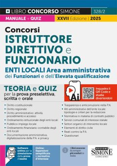 concorsi istruttore direttivo e funzionario. enti locali area amministrativa dei funzionari e dell'elevata qualificazione (categoria