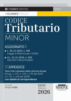 codice tributario minor
