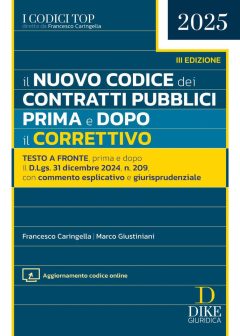 nuovo codice dei contratti pubblici. prima e dopo il correttivo 2025. con aggiornamento online (il)