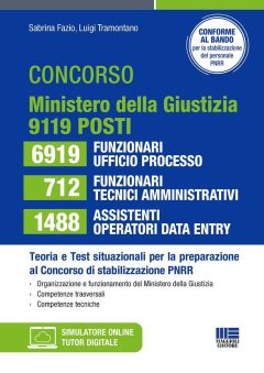 concorso ministero della giustizia per la stabilizzazione del pnrr: 6919 funzionari ufficio processo 712 funzionari tecnici-amminist
