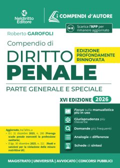 compendio di diritto penale 2026