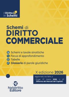 schemi di diritto commerciale 2026