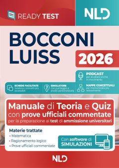 test bocconi luiss 2026 2027. manuale di teoria e quiz per la preparazione ai test di ammissione universitari con prove ufficiali co