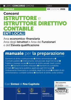 concorsi istruttore e istruttore direttivo contabile. manuale per la preparazione. con instant video. con espansioni semplificate e