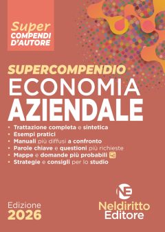 supercompendio di economia aziendale 2026