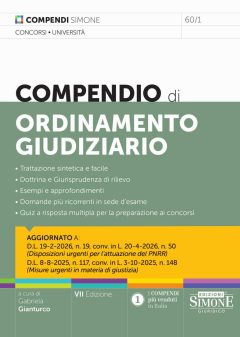 compendio di ordinamento giudiziario. nuova ediz.