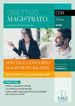 Obiettivo Magistrato Speciale Concorso Magistratura Aprile 2026