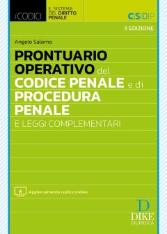 prontuario operativo del codice penale e di procedura penale e leggi complementari. nuova ediz. con aggiornamento codice online