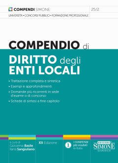 compendio di diritto degli enti locali. nuova ediz.