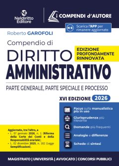 compendio di diritto amministrativo 2026. nuova ediz.