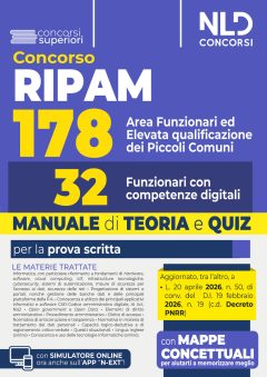 concorso ripam 178 funzionari dei piccoli comuni. 32 funzionari con competenze digitali. manuale di teoria. con software di simulazi