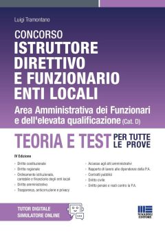 concorso istruttore direttivo e funzionario enti locali. area amministrativa dei funzionari e dell'elevata qualificazione. teoria e