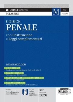 codice penale con costituzione e leggi complementari. con app codici simone per un codice sempre aggiornato