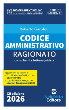 codice amministrativo ragionato 2026