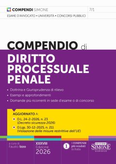compendio di diritto processuale penale