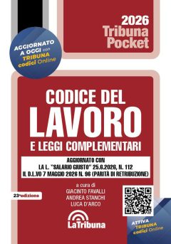 codice del lavoro e leggi complementari