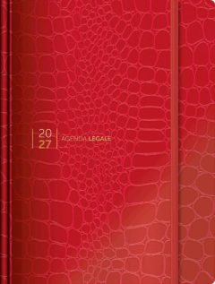 Agenda Legale 2027 Croco Red