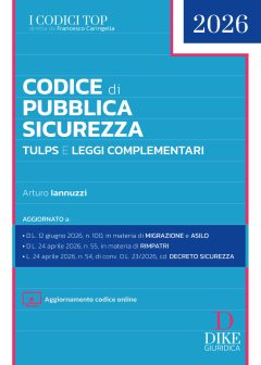 codice di pubblica sicurezza. tulps e leggi complementari. nuova ediz. con aggiornamento codice online