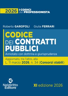 nuovo codice dei contratti pubblici 2026 annotato con dottrina e giurisprudenza