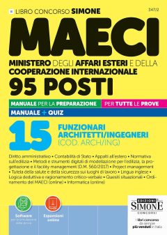 concorso maeci 95 posti. 15 funzionari architetti/ingegneri (cod. arch/ing). manuale per la preparazione per tutte le prove. manuale