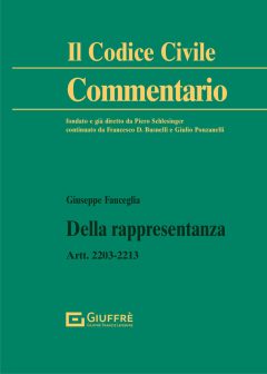 Il codice civile commentario: Della Rappresentanza (024206620)