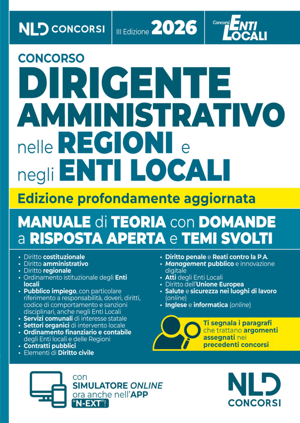 manuale per i concorsi da dirigente amministrativo nelle regioni e negli enti locali, con domande a risposta aperta e temi svolti 20
