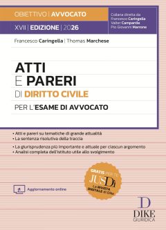atti e pareri di diritto civile per l'esame di avvocato 2026. con aggiornamento online