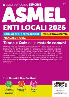 concorso asmel enti locali 2026. con espansioni online. con instant video. con software online