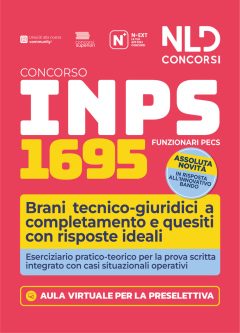 concorso inps 2026. 1695 funzionari pecs. eserciziario pratico per la prova scritta con brani tecnico-giuridici. con software di sim