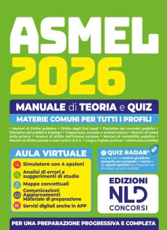 concorso asmel 2026. manuale di teoria e quiz con materie comuni per tutti i profili. con software di simulazione