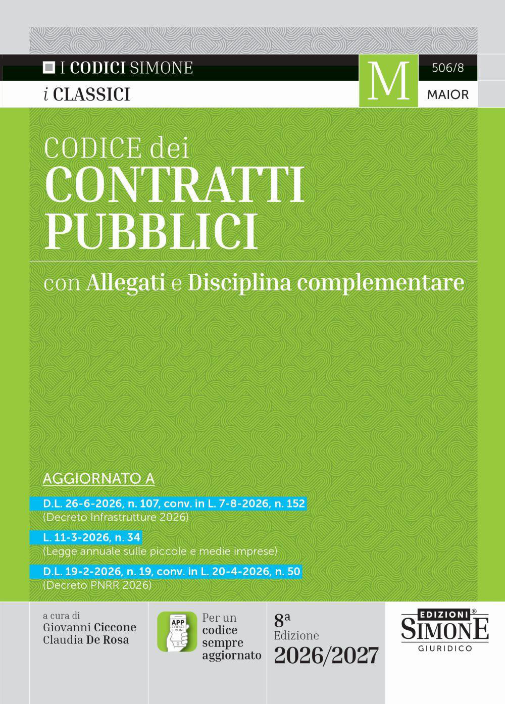 nuovo codice dei contratti pubblici 2026