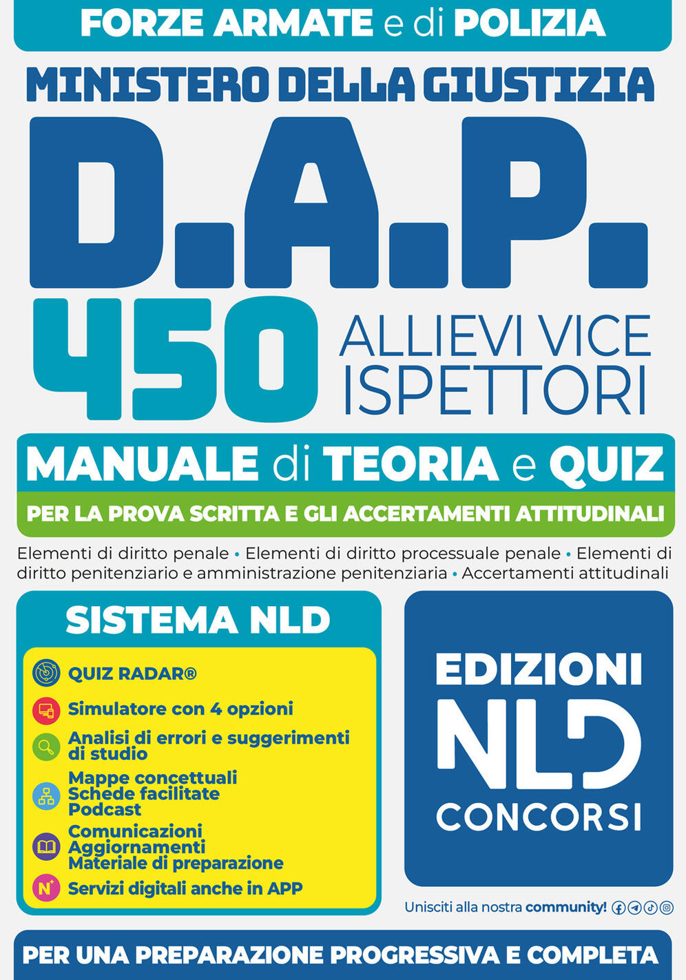 concorso 450 viceispettori polizia penitenziaria. manuale di teoria. nuova ediz. con espansione online