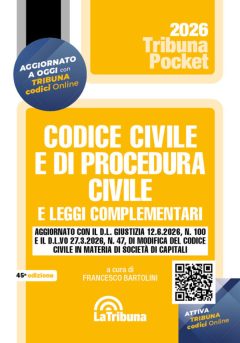 codice civile e di procedura civile e leggi complementari 2026