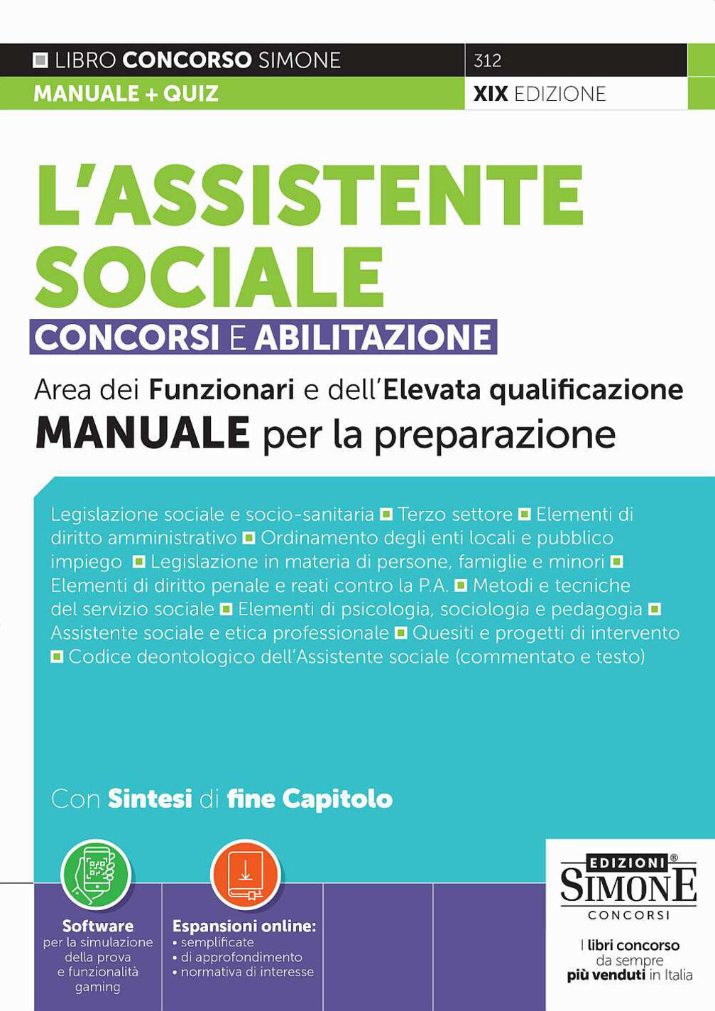 assistente sociale. concorsi e abilitazione. con espansioni online: semplificate, di approfondimento, normativa di interesse. con so