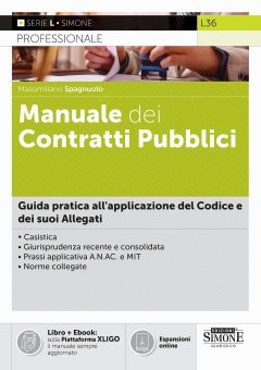 manuale dei contratti pubblici. guida pratica all'applicazione del codice e de suoi allegati